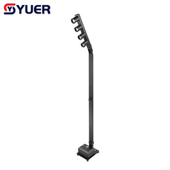 YUER™️ 4X10W LED White Lighting Mast with Manual Focus DMX512 APP Remote Control Suitable for Stage Performance Conference Wedding Party
