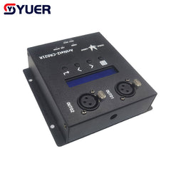 YUER™️ Interfaz del controlador de iluminación Ethernet ArtNet DMX 512 2 Caja convertidora Tiger Touch MA2