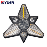 YUER™ 3X80W Golden Retro Light + 36X1W RGB 3in1 Strobe Effect + 3X25W RGBW 4in1 Beam Effect Stage Light DMX512 For DJ Party Flashing Lights Dance Club Disco Stage Effect Light