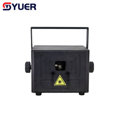 YUER™️ New 5W RGB Animaiton Laser Light With APP Control Beam Pattern Stage Lights DMX512 16CH DJ Disco Wedding Bar Stage Effect
