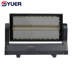 YUER™️480X0.3W RGB+500X2W Amber Cool White Moving Head Strobe Light Individual Control Voice control DMX512 For Show Disco Dj Party Club Lights