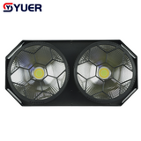 YUER™️Standard Edition 2Eyes 2x100W White+Warm White 2IN1 LED COB Blinder Light Cool and Warm White For DJ Party Stage Effect Lighting