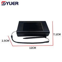 YUER™ 3.5-inch High-definition Touch Screen DMX Addresser RDM/DMX512 Code Writer Encoder Dialer Address Codes With GUI Graphics System For Stage Lighting Engineering Construction and Testing Assistant