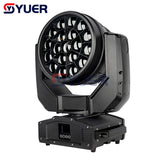 YUER™️ Water Proof IP65 19X40W RGBW Bee Eye Zoom Moving Head Light DMX512 21/23/35/78/92/97/99CH Beam Pattern Effect DJ Disco Stage Wedding Party Bar