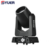 YUER™️ New 300W LED Beam Moving Head Light With Aperture Rainbow 6+12 Prism Effect DMX512 for DJ Disco Party Stage Effect Light Nightclub Bar Light