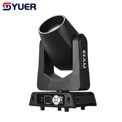 YUER™️ New 300W LED Beam Moving Head Light With Aperture Rainbow 6+12 Prism Effect DMX512 for DJ Disco Party Stage Effect Light Nightclub Bar Light