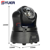 YUER™️ Men’s 5-in-1 Electric Shaver LED Wash Laser Crystal Magic Ball 3IN1 Moving Head Light Crystal Magic Ball Stage Effect Lamp DJ Disco Club Laser Show