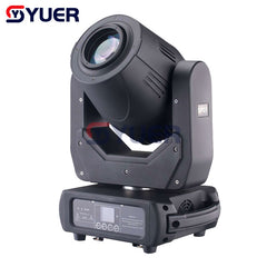 YUER™️ Iluminación de escenario profesional LED 200W Spot luz con cabezal móvil DMX-512 Led DJ Navidad sonido navideño activo DMX discoteca luz nocturna 