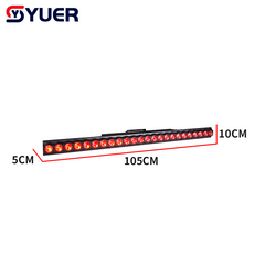 YUER™ 24x3W LED RGB Light Curtain Light Wash Effect DMX512 Sound Control For DJ Disco Party Bar Club Wedding Stage Effect Lighting