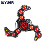 YUER™️LED 9X10W Beam+4X10W Bee Eye RGBW 4IN1 Moving Head Stage Light With 3 Amber Strobe Effect DMX512 For Party Dj Disco Club Effect Lighting