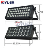 YUER™️ New mold 24X4W 48X1.5W LED PAR Light  disco light RGBW par DMX512 Piecewise Strobe LED wash light stage Effect dj bar equipment