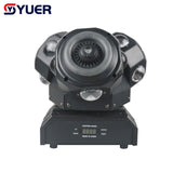 YUER™️ NEW Mold 12X10W 3 head moving head light With RGB Laser With Aperture Light For DJ Disco Stage Wedding Music Party Bar