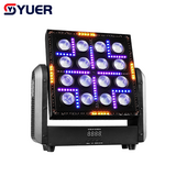 YUER™️ LED Moving Head Matrix Light 16x10W White + 96PCS RGB + 108PCS White and Warm White Flash Wash Effects DMX512 For DJ Disco Party Club Bar