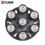 YUER™️ 7X50W LED Stage Par Light Retro Uplights flash retro light with DMX Sound Activated Control DJ Stage Background Effect for Party Disco Show