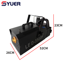 YUER™ 3000W LED Smoke Machine Fog Machine DMX512 Remote Control For DJ Disco Party Bar Club Wedding Stage Lighting
