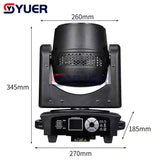 YUER™️ Professional Mini 7x40w RGBW LED Beam Zoom Moving Head Light Macros Stage Light CTO Wash Strobe Effect DMX Music Dance Disco