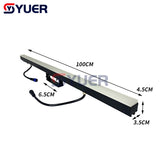 YUER™️ 80x0.5w SMD 5050 RGB LED Pixel Bar Light Tube Waterproof White Square Lens Linear Strip Light DMX For Disco DJ Club Bar Party