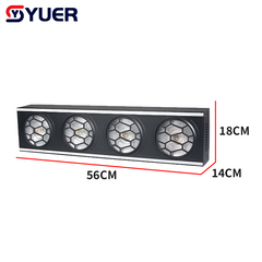 YUER™ 4x30W White +Amber Retro Effect Light With RGBW Auxiliary Light Wash Effect DMX512 Sound Control For DJ Disco Wedding Event Party Bar Club