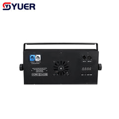 YUER™️ LED COB Audience Light 2 Eyes Blinder Lights 6x30W Strobe Wash Effect With 102x0.2W RGB Ring DMX512 Flood Lighting Dj Disco