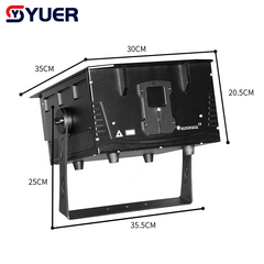 YUER™ 10W/15W/20W Full Color RGB Animation Laser Light 35 Kpps Water Ripples Effect DMX512 ILDA Control For DJ Disco Wedding Event Party Bar Club