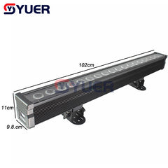 YUER™️ Nouveau projecteur extérieur IP65 Wash Par Can 4 en 1 RGBW 18 x 10 W/5 en 1 RGBWA 18 x 15 W/6 en 1 RGBWAUV 18 x 18 W DMX512 pour boîte de nuit, projecteur mural étanche à LED pour fête. 