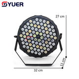 YUER™️ Aluminum Alloy LED Par Light 84X3W RGBWA 5 Colors High Brightness LED Par Light DMX Channels Stage Dj Disco Party Events Lighting