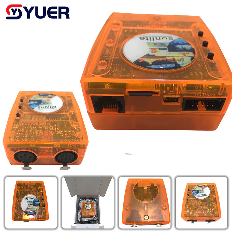 YUER™️ Contrôleur d'éclairage de scène Sunlite Suite 2 FC 1536CH DMX512 Logiciel DJ Disco Équipement d'éclairage Contrôle Lumière de fête DMX YUER 