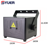 YUER™️ New 6W RGB Animaiton Laser Light With battery APP Control Beam Pattern Stage Lights DMX512 16CH DJ Disco Wedding Bar Stage Effect