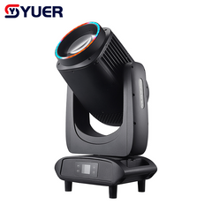 YUER™️Waterproof IP66 120W Laser Beam Moving Head Light With Ring Electronic Focus+Rainbow+Atomization Effect DMX512 For Stage Park Church