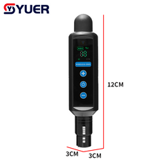 YUER™ New Super 2.4G Wireless DMX512 Transmitter Display Detachable Antenna + Super 2.4G Wireless DMX512 Receiver Battery Power Display For DJ Disco Party Bar Wedding Stage Lighting