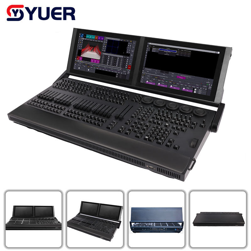 YUER™️ Professional Equipment Grand MA3 Compact XT DMX Stage Lighting  Controller PC Software Console DJ Disco Party Moving Head Light