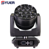 YUER™️LED 19X40W RGBW 4IN1 Bee Eye Moving Head Light Spot+Wash+Zoom+Rotation Effect For DJ Disco Party Bar Club Wedding