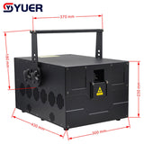 YUER™️ New Professional 40K 30W RGB Animation Laser Light DMX ILDA Christmas DJ Disco Club Bar Party Ball Light Show Effect Projector