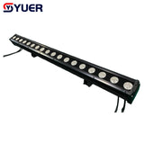YUER™️ 18X10W LED RGBW 4in1 IP65 Waterproof Wall Washer Light DMX512 Adjustable Beam Auto Sound Activated Master Slave Control for Stage Event Outdoor DJ Nightclub Concert