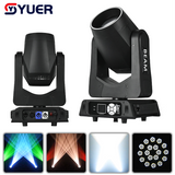 YUER™️ New 300W LED Beam Moving Head Light With Aperture Rainbow 6+12 Prism Effect DMX512 for DJ Disco Party Stage Effect Light Nightclub Bar Light