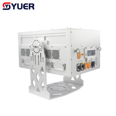 YUER™️ Projecteur de lumière laser extérieur étanche IP65 20 W avec Flight Case, zone panoramique extérieure, équipement d'éclairage de parc carré, effet de faisceau 
