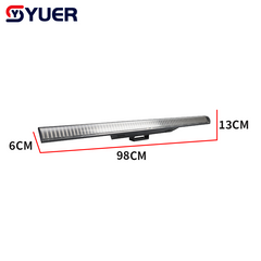YUER™ 28+14 Segments RGB+ White Gold Pixel Tube Wash Effect RDM DMX512 Sound Control For DJ Disco Party Bar Club Wedding Stage Lighting