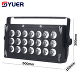 YUER™️ 21X15W RGBW 4 in 1 LED Flood Wash Lights DMX512 Stage Light Party Wedding DJ Disco
