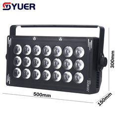 YUER™️ 21X15W RGBW 4 in 1 LED Flood Wash Lights DMX512 Stage Light Party Wedding DJ Disco