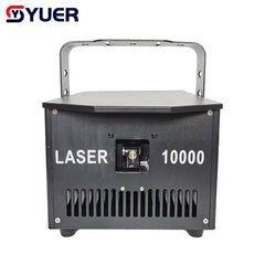 YUER™️ Waterproof IP65 Outdoor Scanner 10w Animation Projector ILDA Beam 30kpps DMX Music RGB Stage Effect Lighting Laser Show Disco DJ