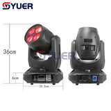 YUER™️ 4X40W RGBW 4IN1 LED Bee Eye Zoom Moving Head Light DMX512 16/20CH For DJ Disco Music Party Wedding Stage Indoor Show Bar Club