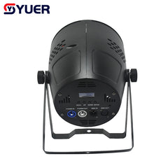 YUER™️ Nuevo LED 19x15w RGBW 4 en 1 Wash Zoom Flat Par Luz Estroboscópica Efecto Fiesta Dj Iluminación de Escenario DMX512 Control de Sonido Lámpara de Vacaciones de Teñido