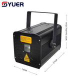 YUER™️NEW Mold Waterproof IP65 30Kpps 5W Scanning Laser Light For Outdoor DJ Disco Stage Music Party Park Light Shows DMX512 12CH