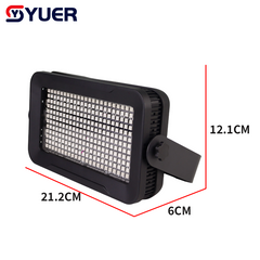 YUER™ 55+68 Segments RGB Strobe Light DMX512 Sound Control For DJ Disco Party Bar Club Wedding Stage Lighting