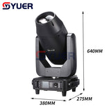 YUER™️ 400W LED Moving Head Light Atomization Zoom Strobe Pattern Effect For DJ Disco Stage Wedding Party Lighting Show Bar Party Club