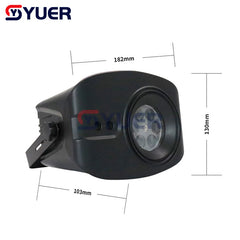 YUER™️ Proyector LED RGB con 4 imágenes grandes, luz láser con 48 patrones, luz para Fiesta de DJ o discoteca, iluminación de escenario con Control remoto, almacén de la UE. 