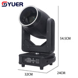 YUER™️ New 371W Beam Spot Moivng Head Light With Aperture Rainbow Prism Effect DMX512 DJ Disco Party Xmas Nightclub Stage Effects Lamp