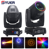 YUER™️ 7R 230W Moving Head Light Beam With LED Aperture Rainbow Effect Stage Lighting DMX512 Control for Disco Party Club Bar DJ Show