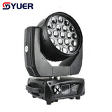 YUER™️ LED 19x15W RGBW 4IN1 Moving Head Zoom Light For Disco Beam Lights DJ Party Stage Lighting Commercial Lights