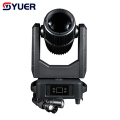 YUER™️ Lyre à tête mobile étanche IP66 en fonte d'aluminium 380 W BEAM, 8+16+24 prismes en nid d'abeille +16 doubles prismes +arc-en-ciel +effet d'atomisation DMX512 pour éclairage de scène, effets lumineux, discothèque, DJ, bar
